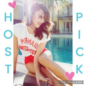 🎉🎉HOST PICK🎉🎉 NWT Mermaid Graphic Short Sleeve TeeShirt